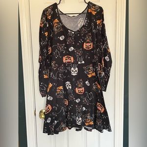 Halloween print dress